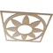 Ekena Millwork Blume Wood Fretwork Pierced Ceiling Medallion, Birch, 28"OD x 9 3/4"ID x 3/8"T CMWP28X28X0375BLBI - alternate 2